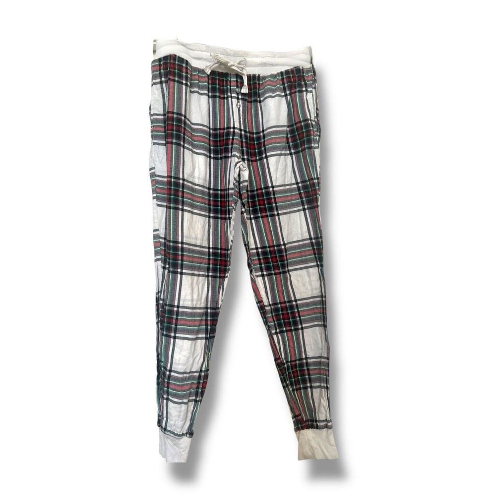 Stars Above Christmas Colored Plaid Sleepwear Size Small